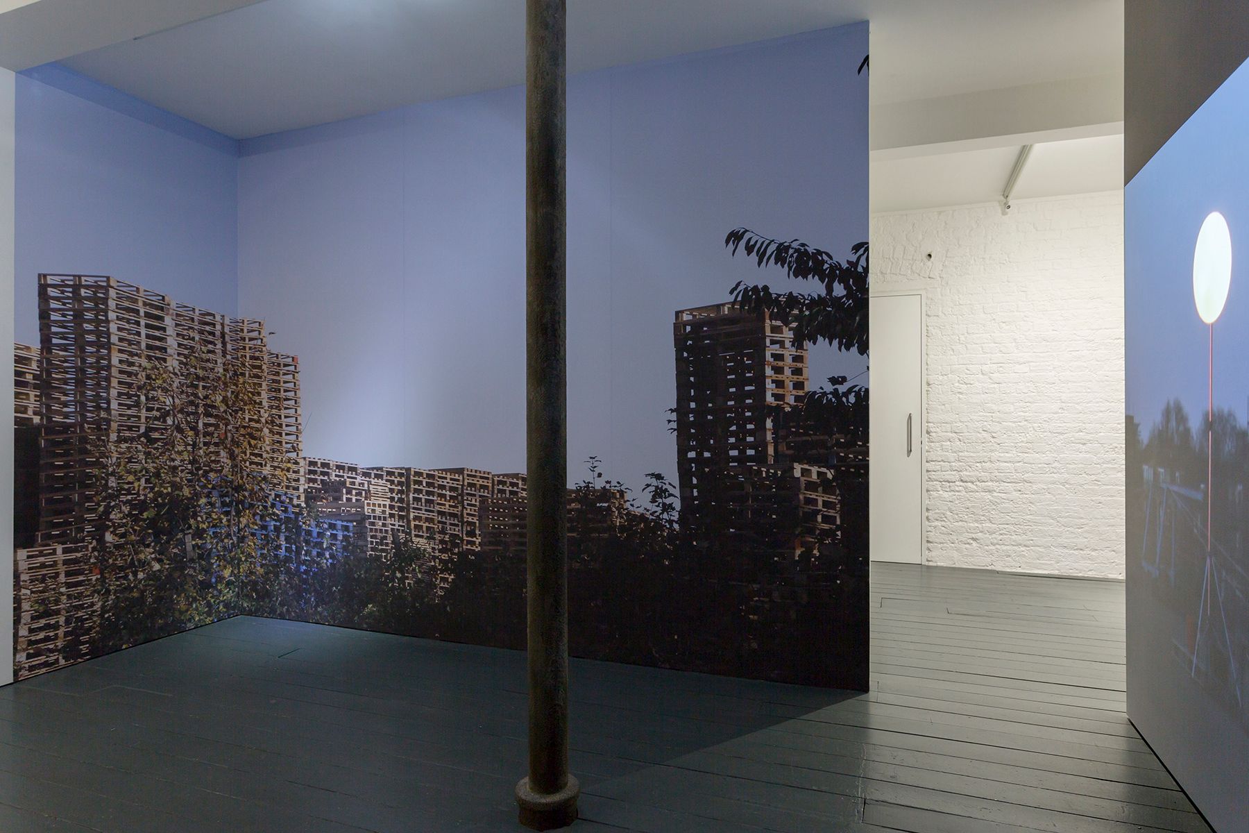 Installation view, Caline Aoun, The Future of Smart Technology in your hands, 2013