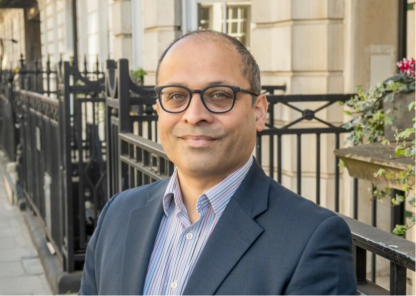 Dr Pereira outside his Harley Street consulting rooms