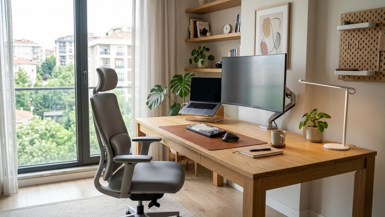 Evdeki Ofisiniz: Verimliliği Artıran Ergonomik ve Şık Çalışma Alanları