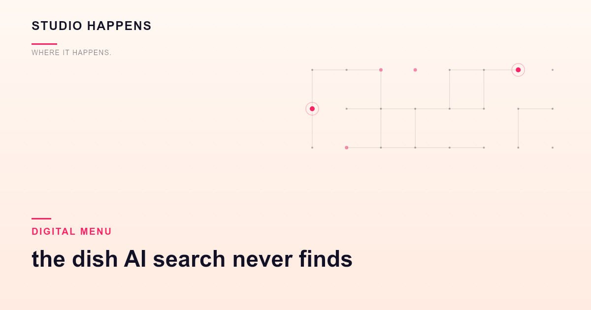 Combo and thali items on a digital menu: the dish AI search never finds