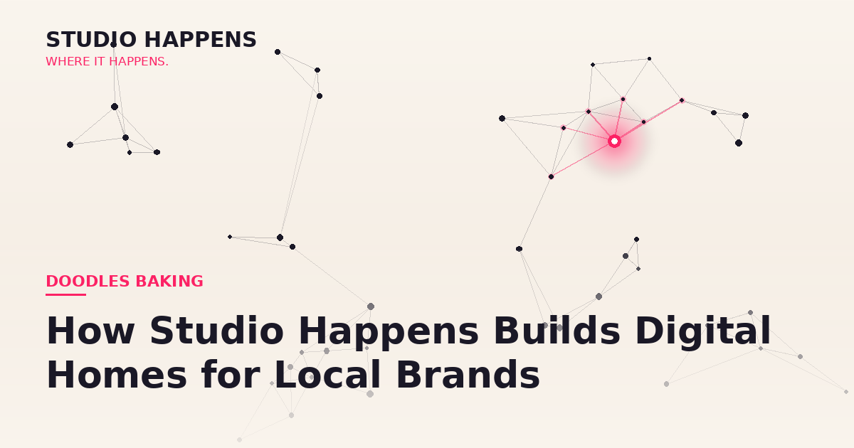 Doodles Baking Has a New Blog: How Studio Happens Builds Digital Homes for Local Brands