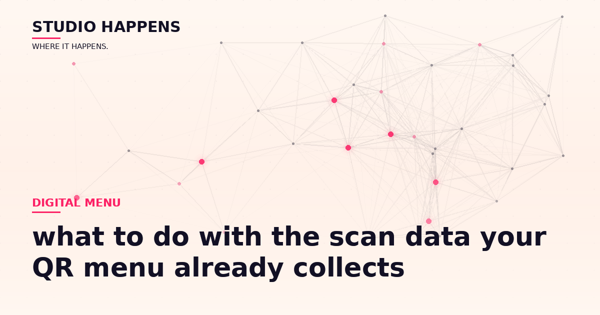 Digital menu for restaurants in Bangalore: what to do with the scan data your QR menu already collects
