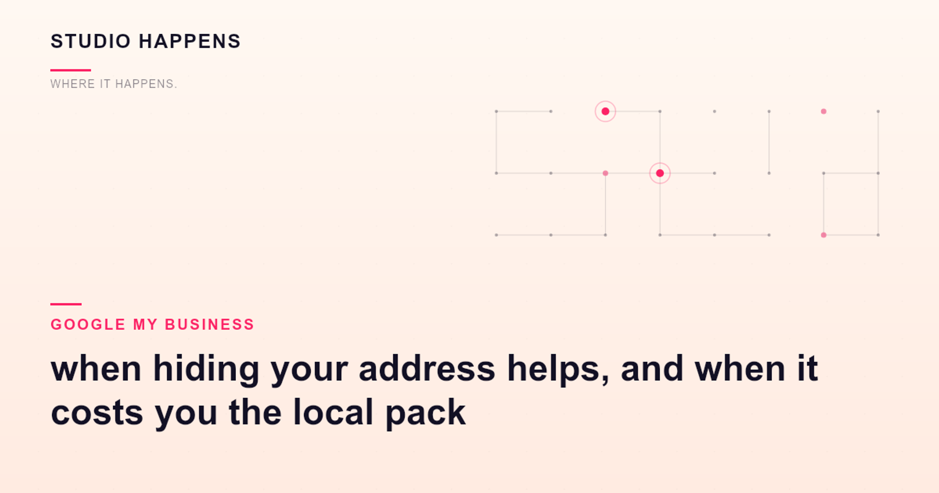 Google Business Profile service area in Bangalore: when hiding your address helps, and when it costs you
