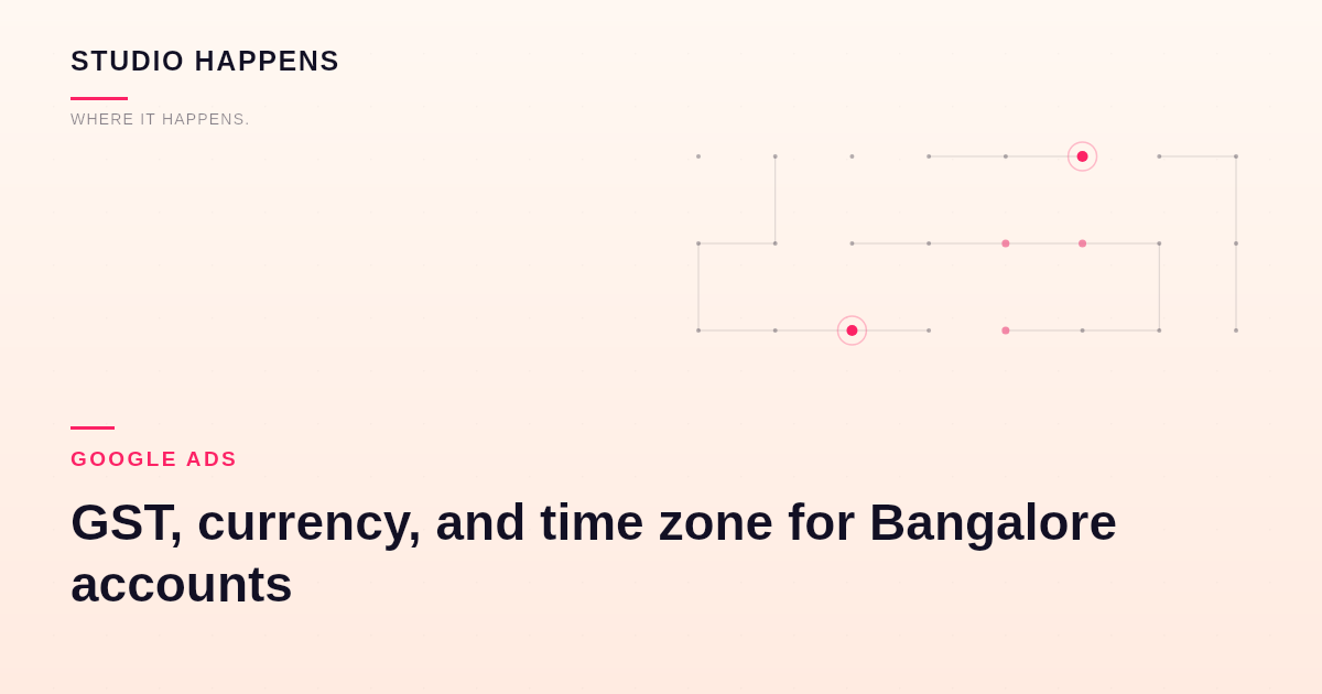Three Google Ads settings you can never change: GST, currency, and time zone for Bangalore accounts