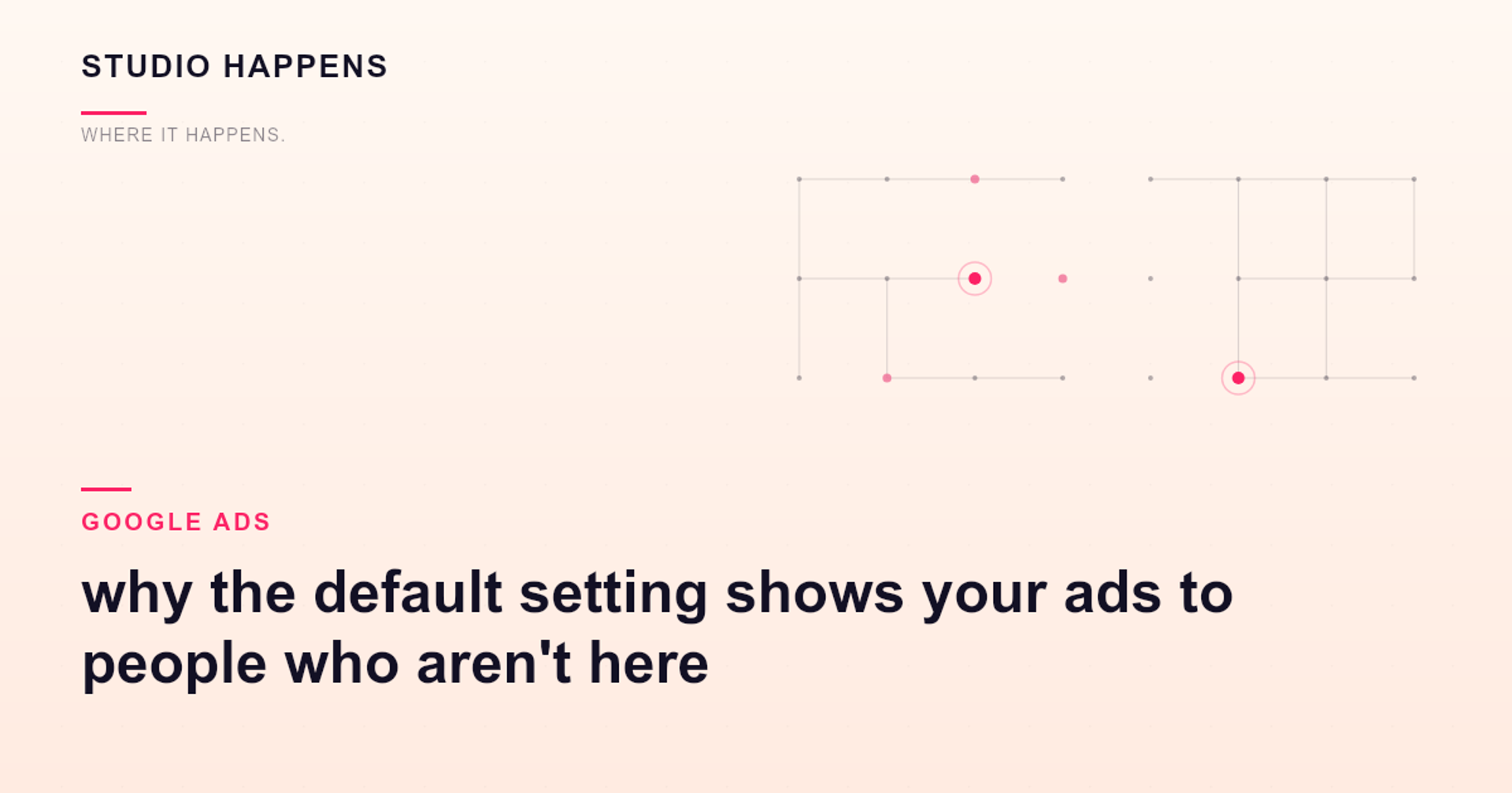 Google Ads location targeting in Bangalore: why the default setting shows your ads to people who aren't here