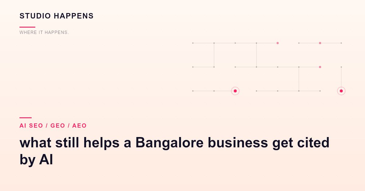 FAQ rich results are gone: what still helps a Bangalore business get cited by AI