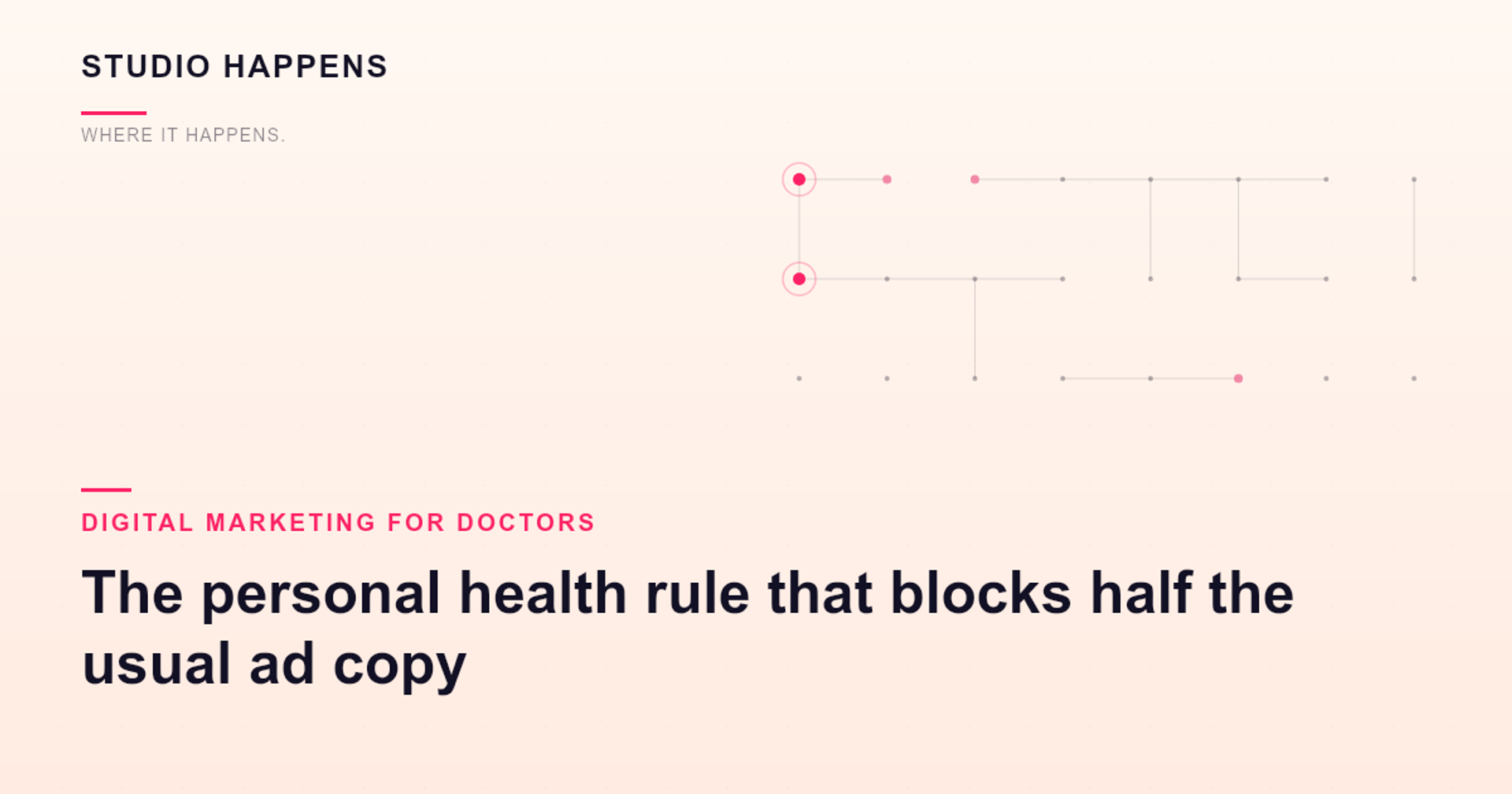 Meta Ads for a Bangalore clinic: the personal health rule that blocks half the usual ad copy