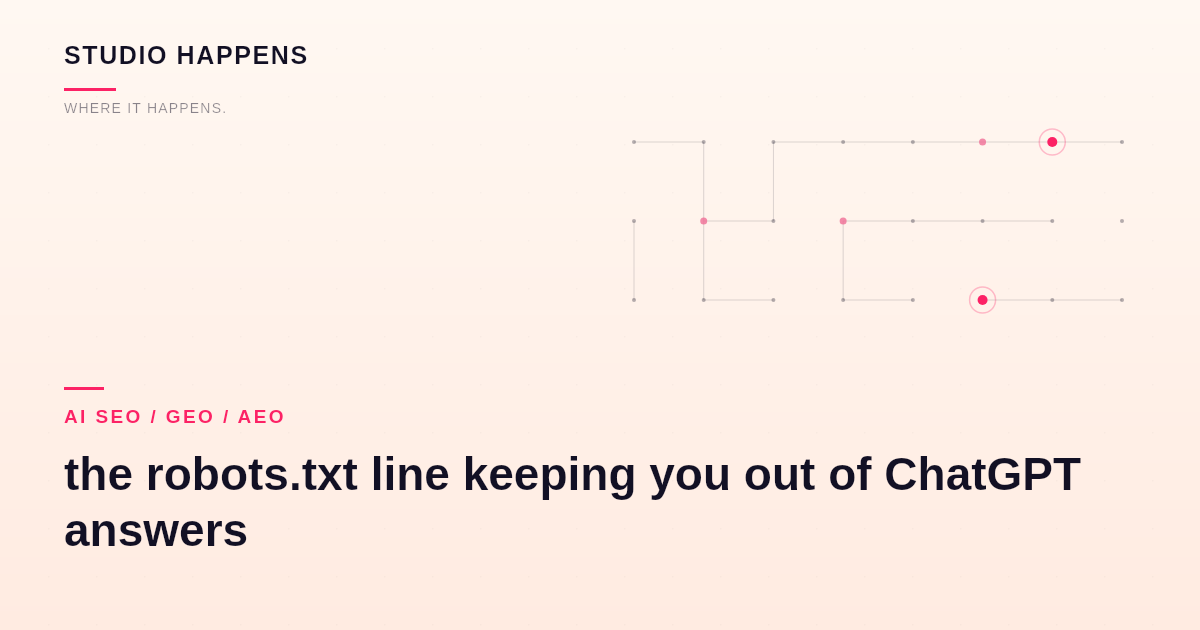 AI crawler access in Bangalore: the robots.txt line keeping you out of ChatGPT answers