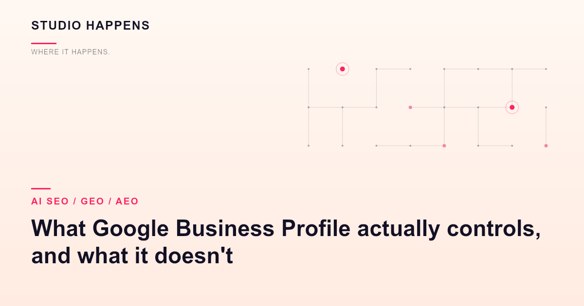 Knowledge panels in Bangalore: what Google Business Profile actually controls, and what it doesn't