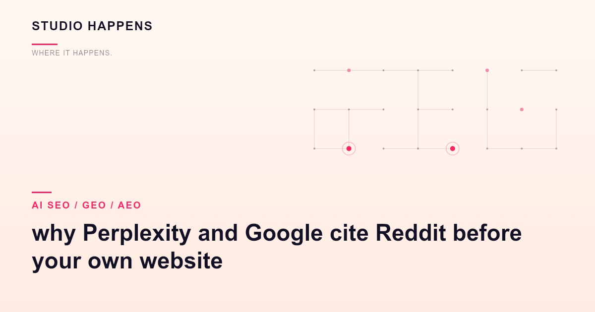 GEO for Bangalore businesses: why Perplexity and Google cite Reddit before your own website