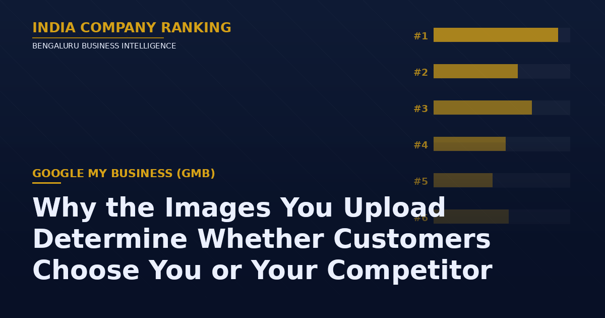 Google Business Profile Photos in Bangalore: Why the Images You Upload Determine Whether Customers Choose You or Your Competitor
