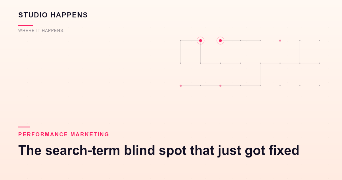Performance Max for Bangalore small businesses: the search-term blind spot that just got fixed