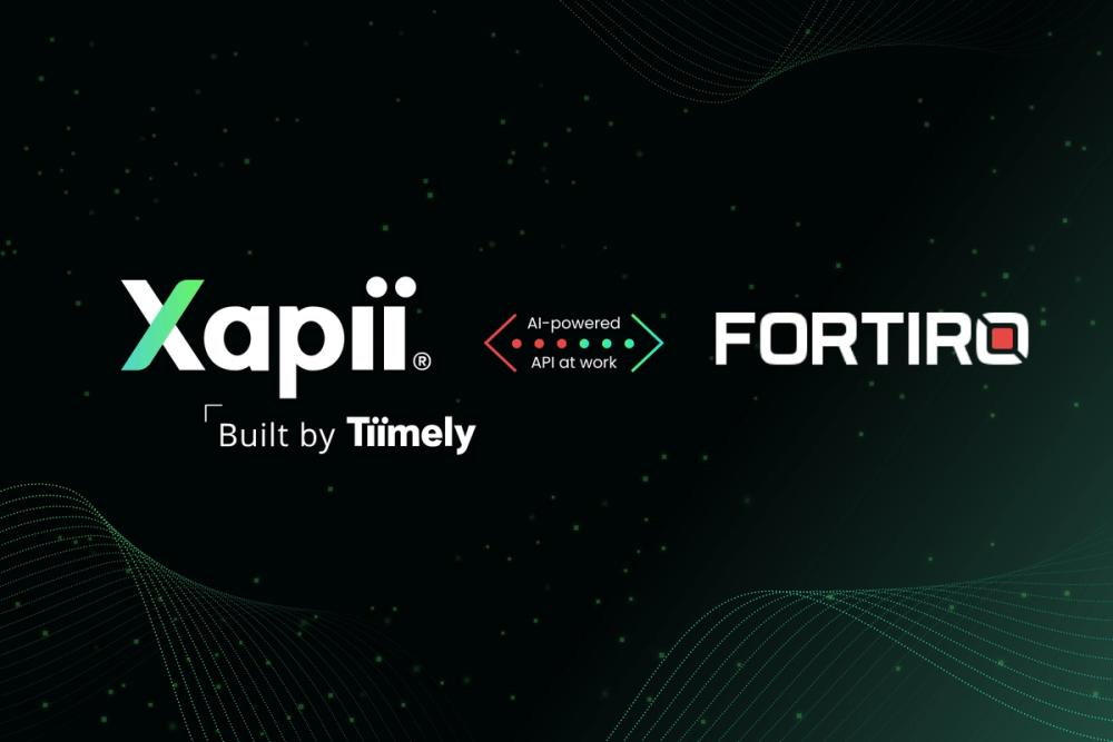 TIimely and Fortiro logos showing API connection