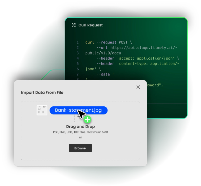 Tiimely document import ui