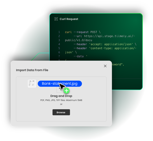 Tiimely document import ui
