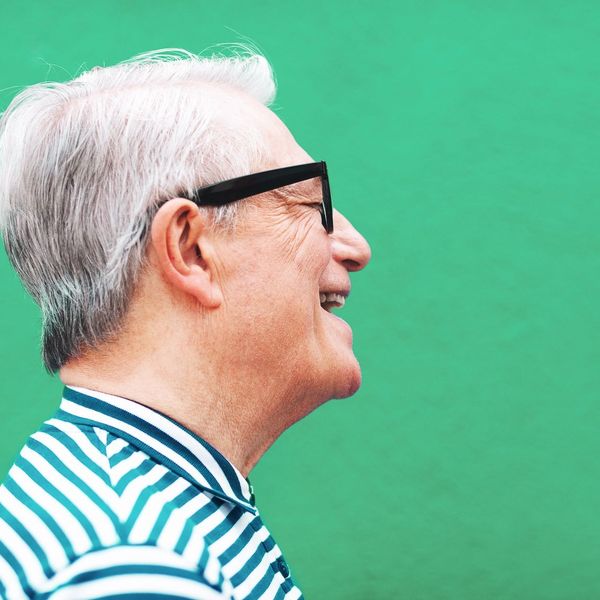 man smiling