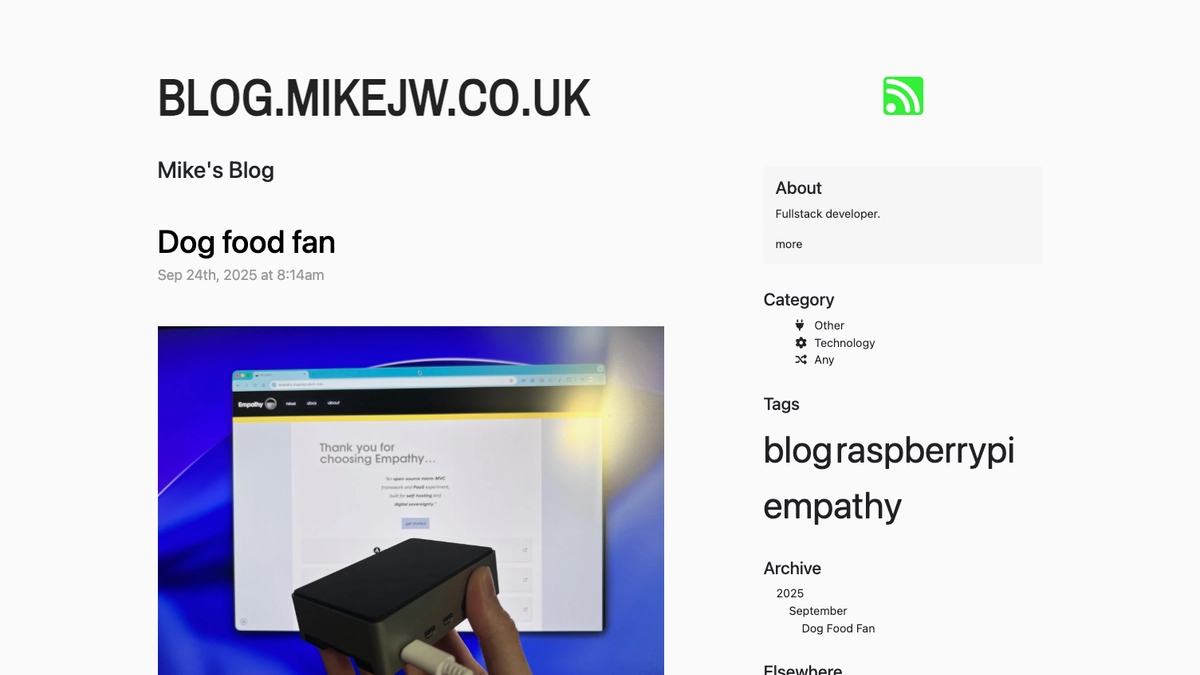 Mike's Blog