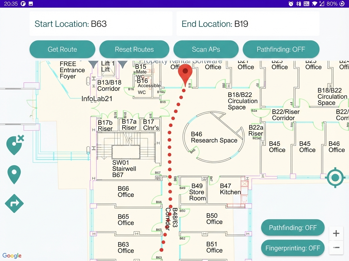 Indoor Navigation screenshot