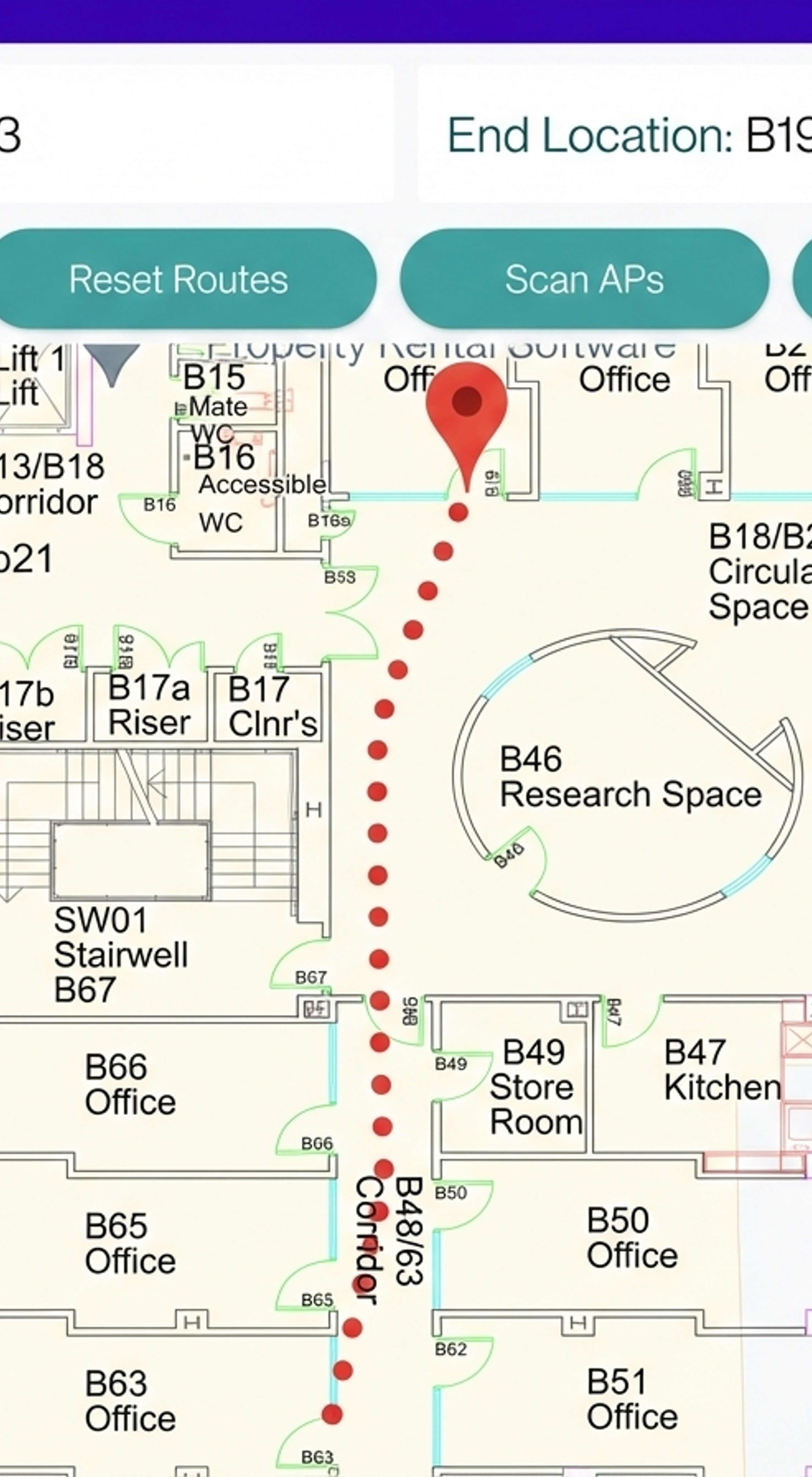 Indoor Navigation screenshot