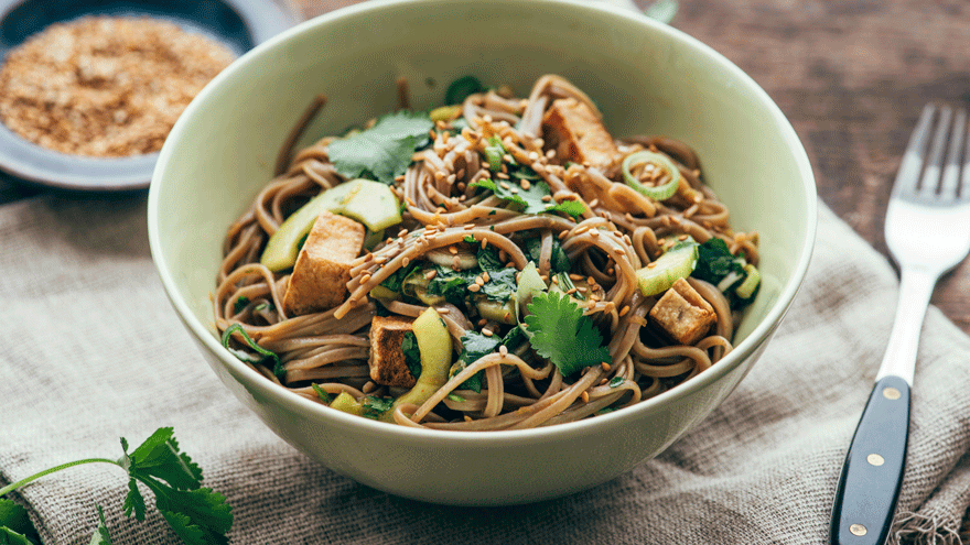 Noodle Salad with Thai Peanut Dressing