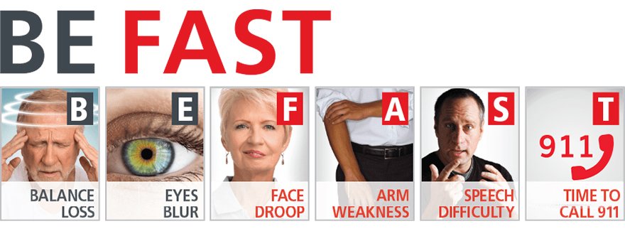 Recognize stroke symptoms with the BEFAST method