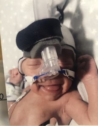 Alejandro's baby in NICU
