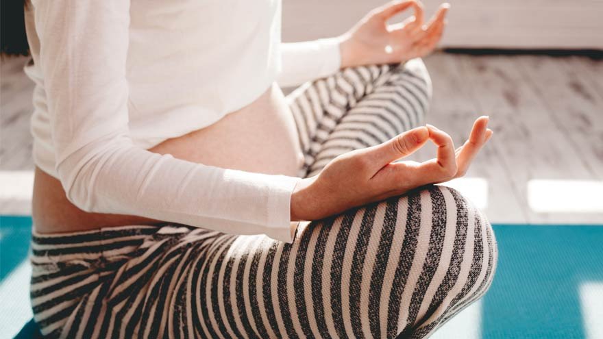 Woman meditating 