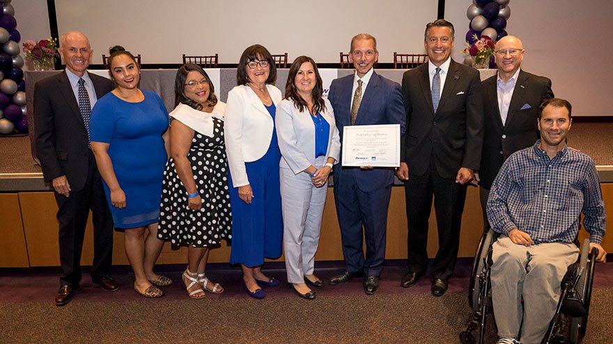Renown Health and the University of Nevada, Reno School of Medicine hosted affiliation agreement certificate signing event