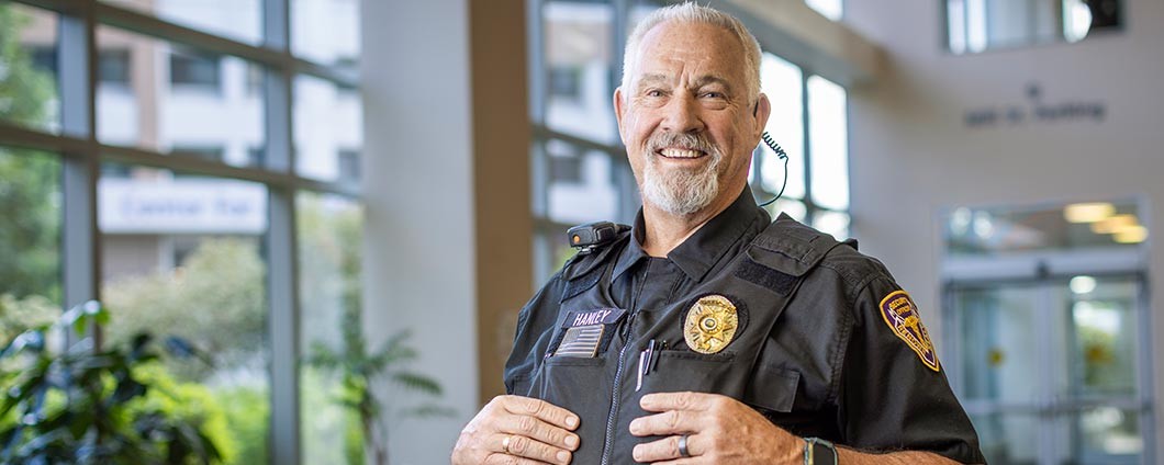 Security Officer John Hanley