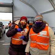 vaccination event volunteers