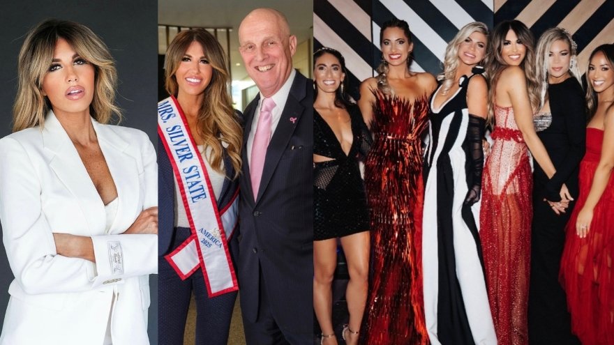 From left to right: Tiffany Banks poses for the camera; Tiffany Banks and Dr. Max Coppes smile for a photo together; Mamas for a Cause celebrate at their 2025 event.