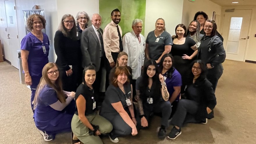 The Medical Oncology team at Renown Health and the William N. Pennington Cancer Institute pose for a group photo.