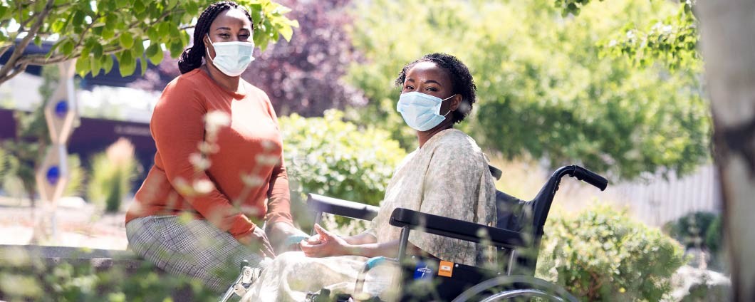Loved one visiting patient at Renown Health