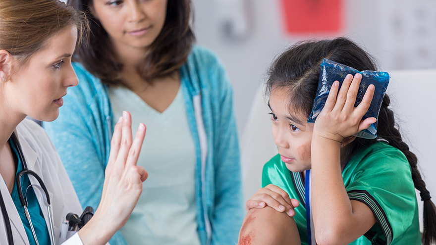 Child with Concussion