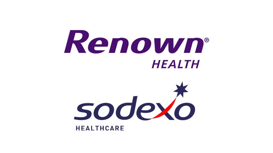 Renown Health Logo and Sodexo Healthcare Logo
