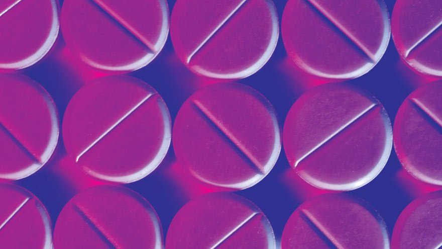 Graphic image of pills