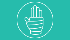 Pediatrics hand icon