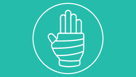 Pediatrics hand icon