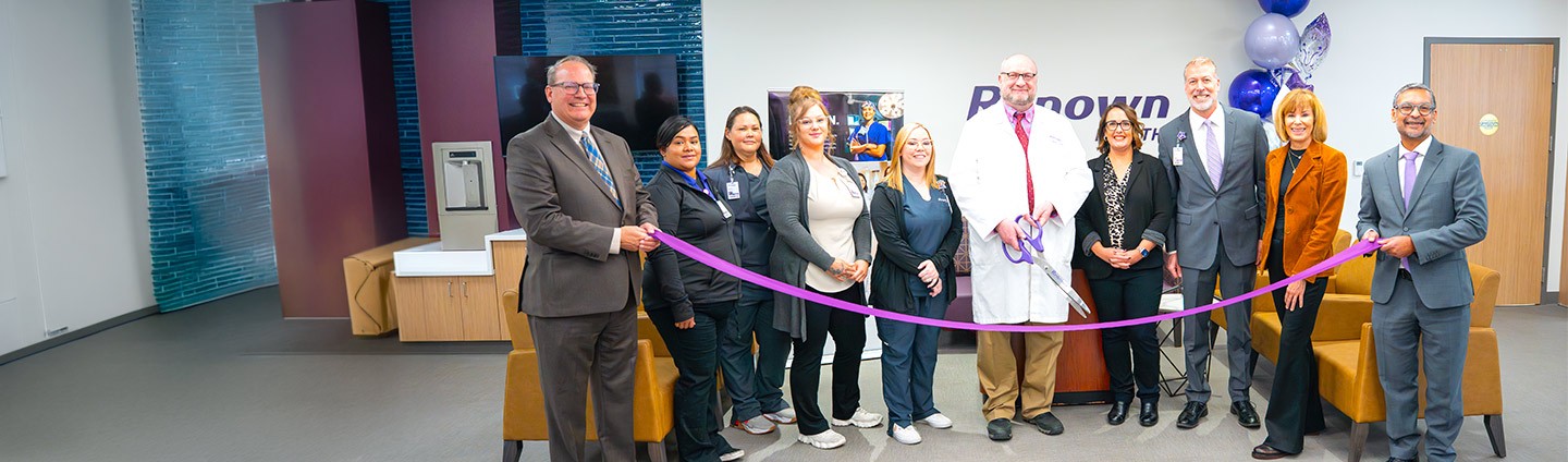 Renown Health leadership team at a ribbon cutting event