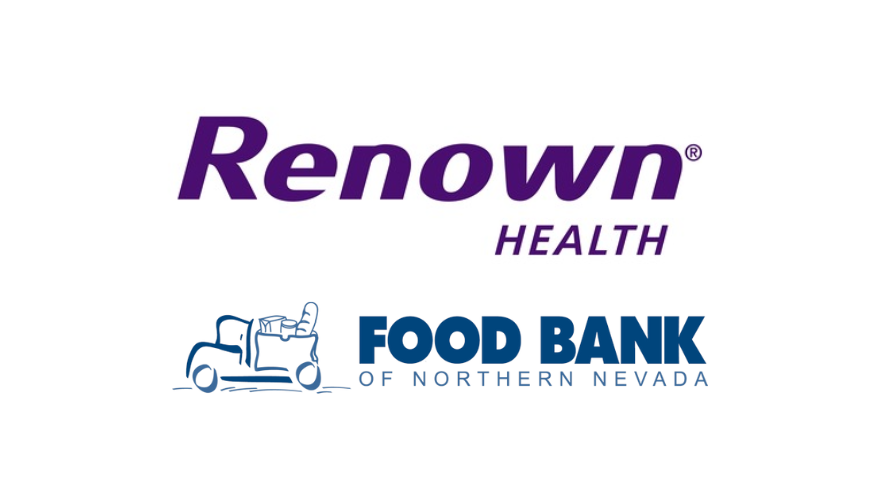 Renown Health & Food Bank of Northern Nevada logos