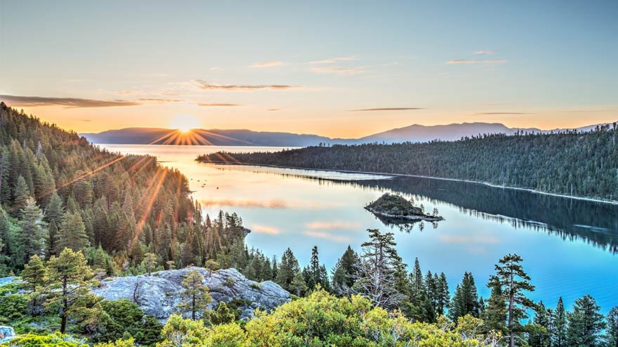 Emerald Bay, Lake Tahoe at Sunrise