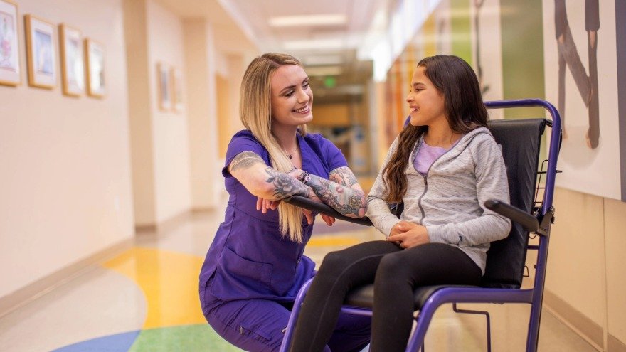 Nurse With Patient at Renown Hospital