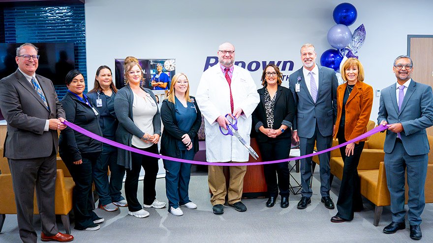Renown Health leadership team at a ribbon cutting event
