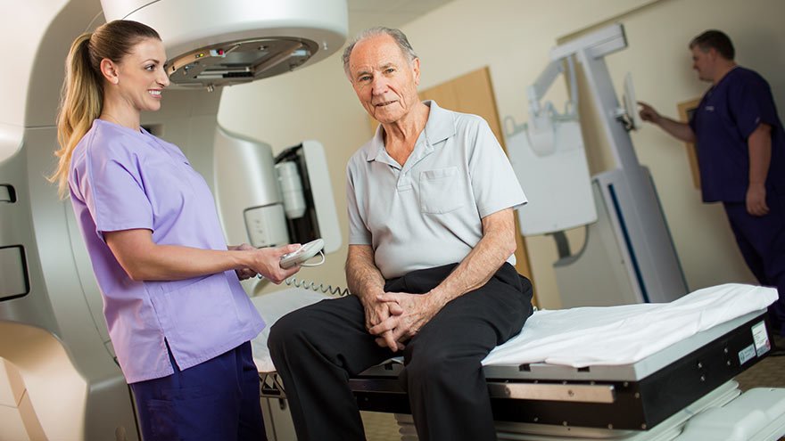 Nurse and patient at Renown Imaging