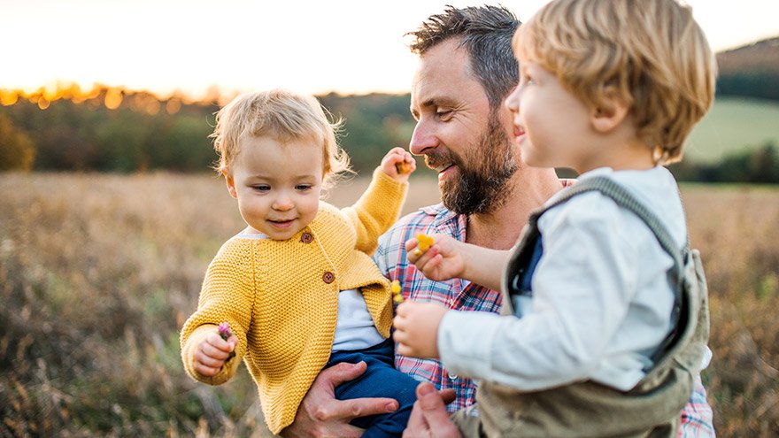 Colorectal Cancer - Family having fun outdoors