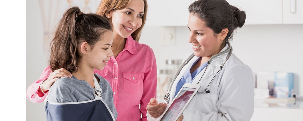 doctor reviewing patient's labs