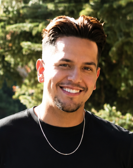 Man smiling at camera