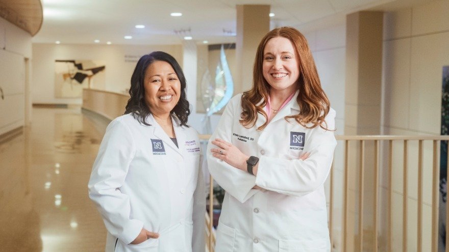 Renown Physician and Resident stand next to each other