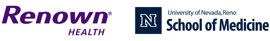 Renown Health and UNR School of Medicine joint logo