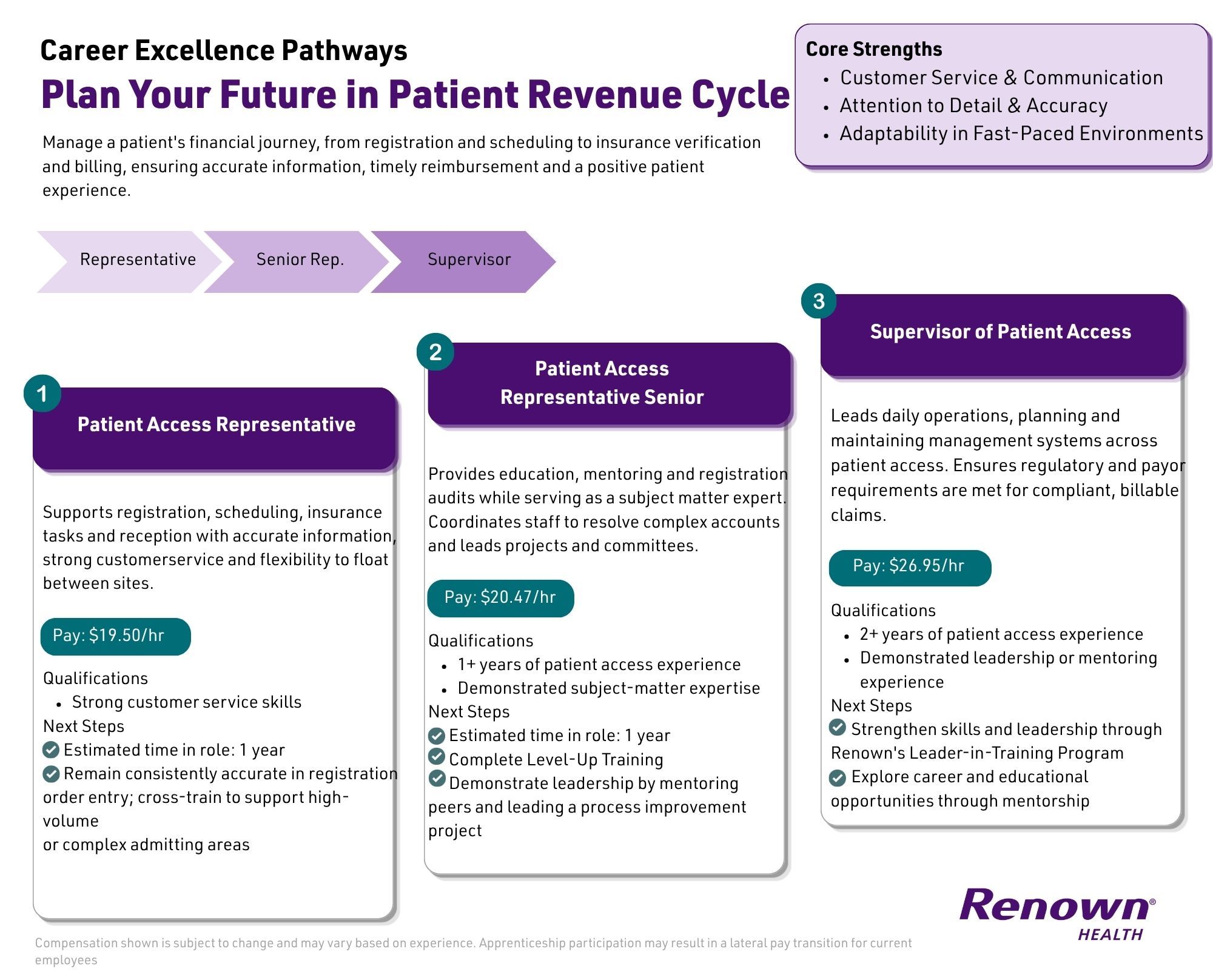 Career Excellence Pathway in Patient Revenue